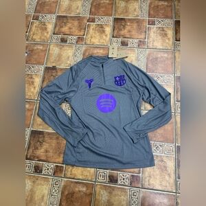 Nike Barcelona 2025/26 Mamba Long Sleeve Player Quarter Zip Jacket Size M